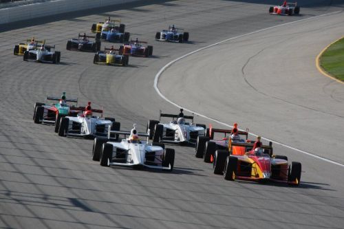 Indy Lights veld in Chicagoland