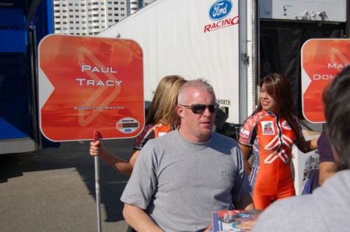 Paul Tracy had weinig zin in handtekeningen