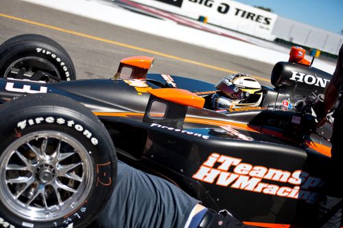Robert Doornbos, Test day @ Infineon Raceway