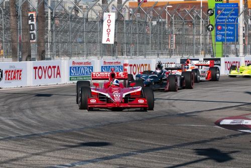 Dario Franchitti, Will Power, Long Beach