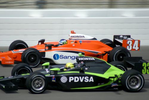 Jaime Camara, EJ Viso, Kansas Speedway