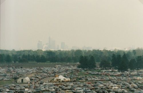 De skyline van Indianapolis