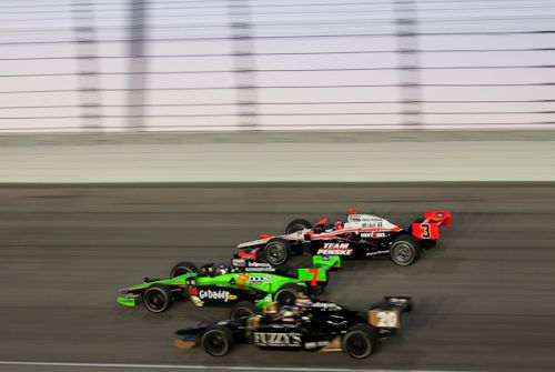 Ed Carpenter, Helio Castroneves, Danica Patrick, Chicagoland