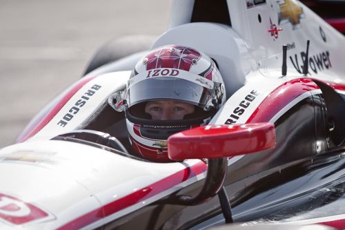 Ryan Briscoe Team Penske, Infineon Raceway Testing 2012