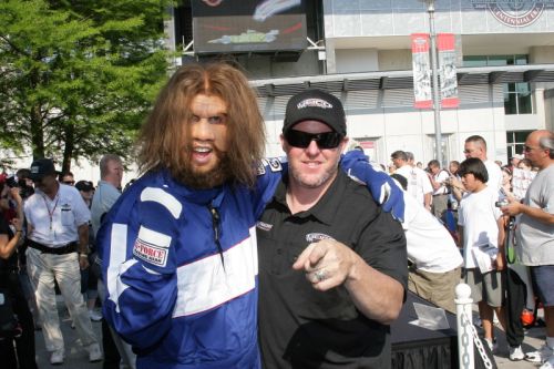 Geico Caveman & Paul Tracy, Indianapolis