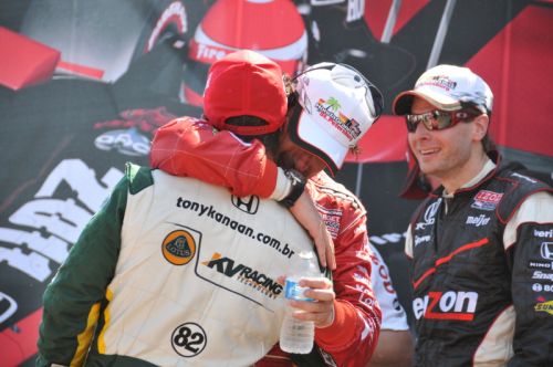 Dario Franchitti, Tony Kanaan, Will Power, St. Petersburg