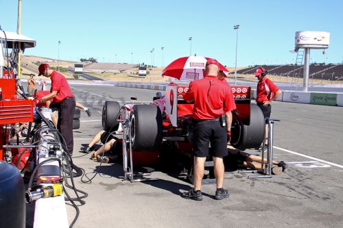 Scott Dixon, Test day @ Infineon Raceway