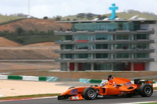 Robert Doornbos op Portimao in Portugal