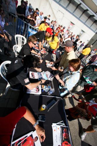 Saturday Autograph session Indianapolis Speedway