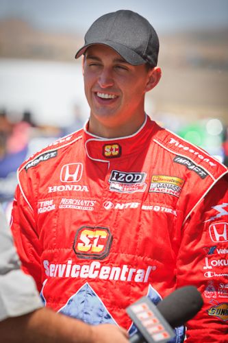 Graham Rahal, Infineon Raceway - test session August 18th 2011