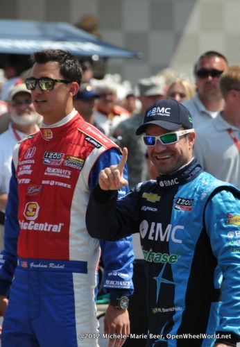 Rubens Barrichello, Graham Rahal, Indianapolis