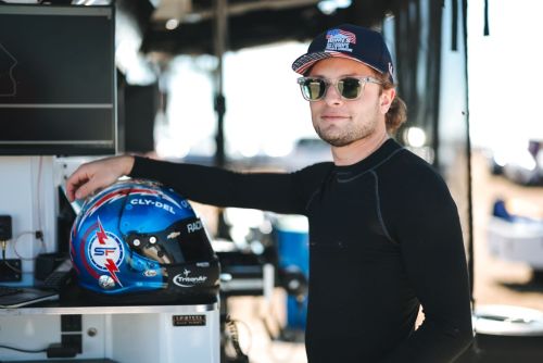 Santino Ferrucci test op Sebring