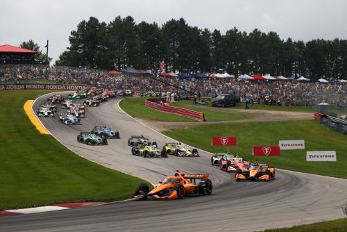 Christian Lundgaard leidt de start op Mid-Ohio