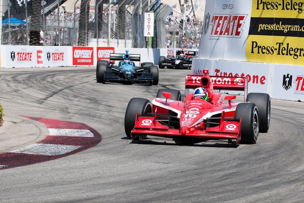 Dario Franchitti, Danica Patrick, Long Beach