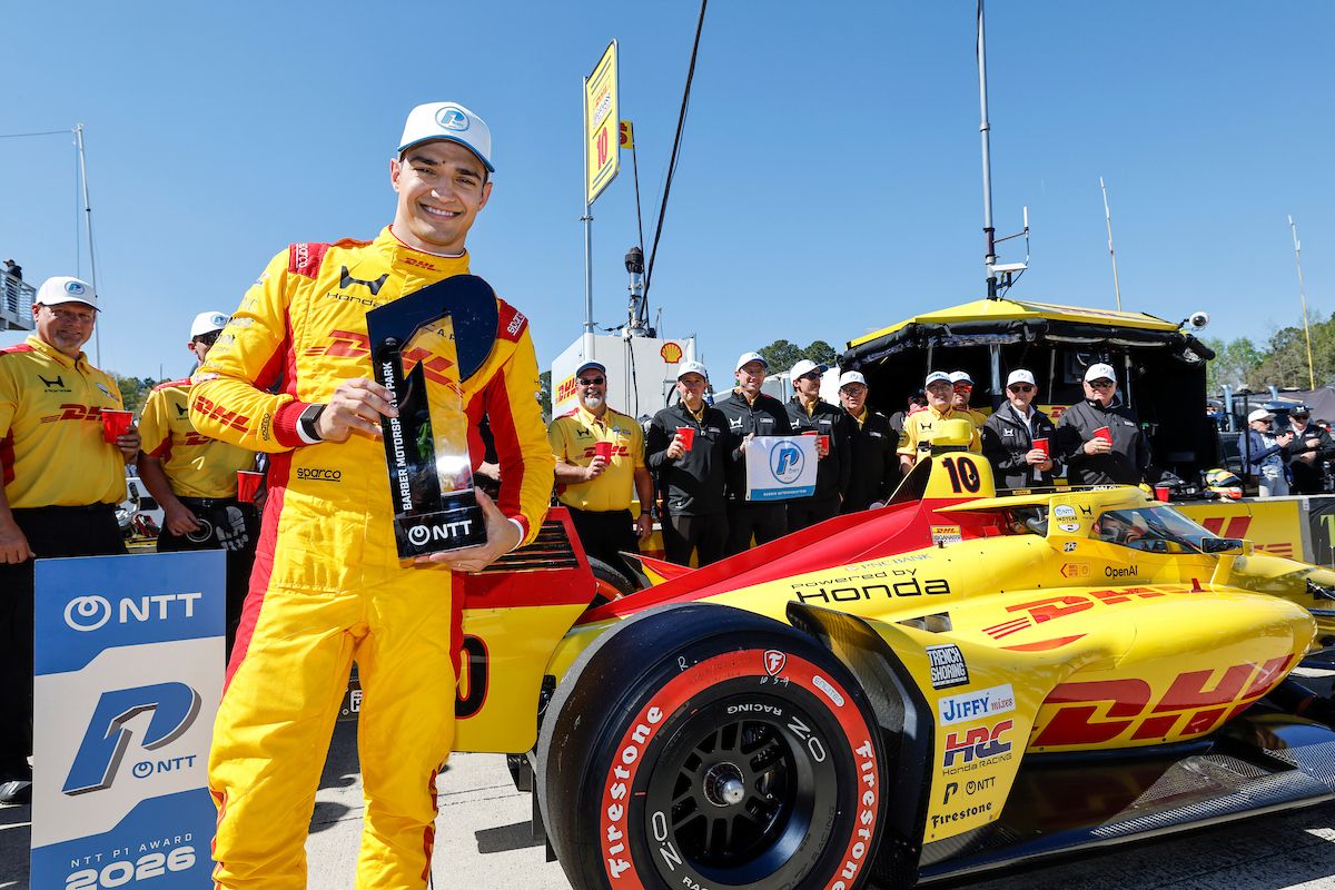 Alex Palou pakt pole position op het Barber Motorsports Park