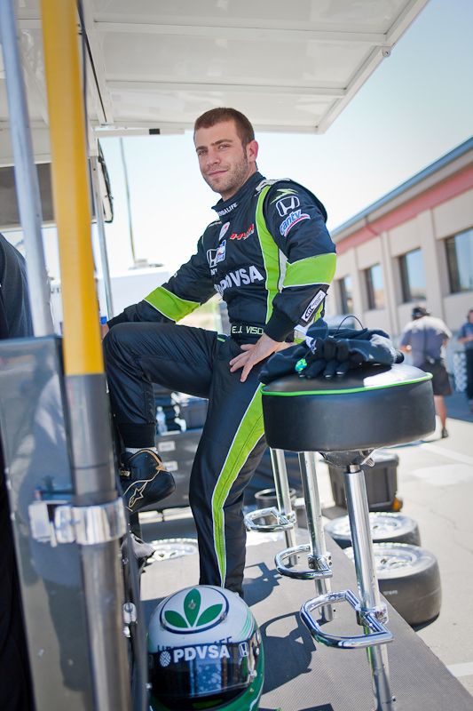 E.J. Viso, Test day @ Infineon Raceway