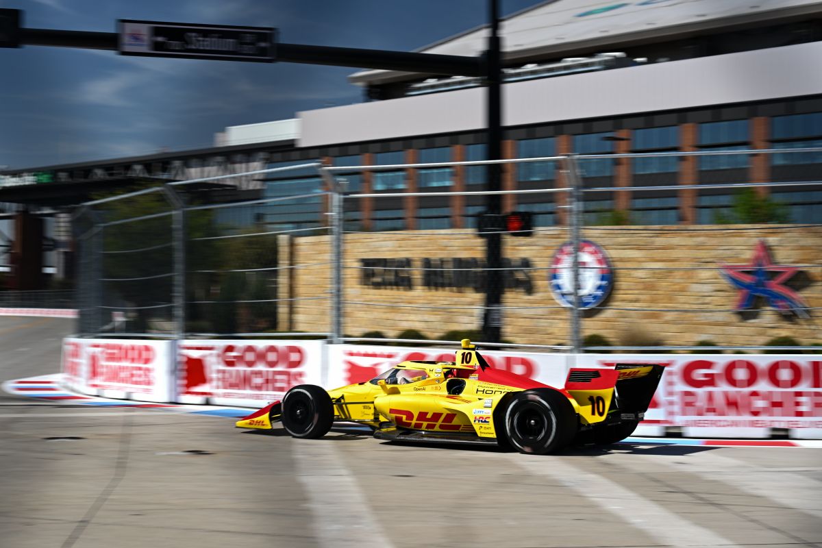 Alex Palou op het stratencircuit van Arlington