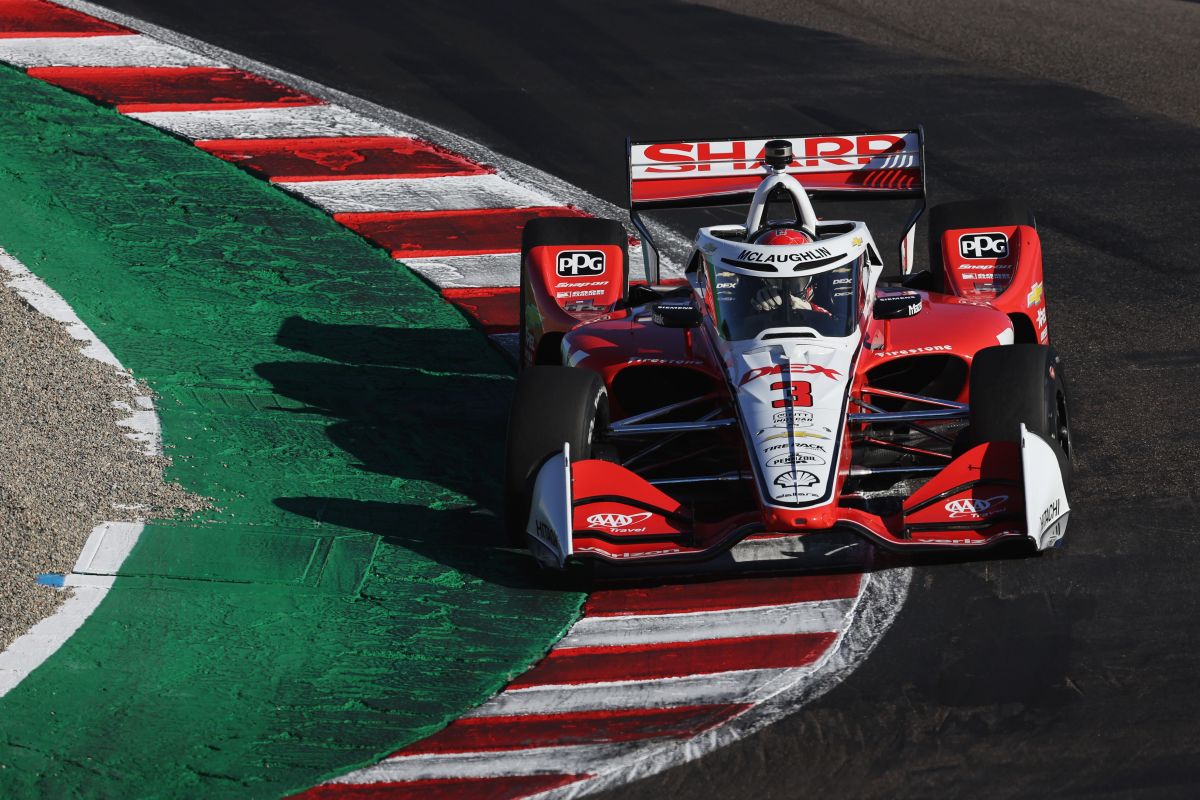 Scott McLaughlin op Laguna Seca
