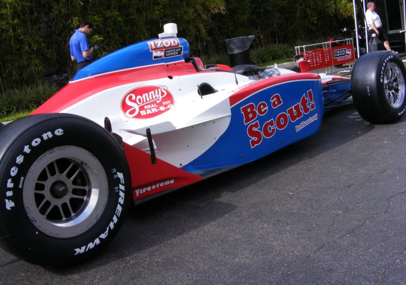 De wagen van Sebastien Bourdais, St. Petersburg