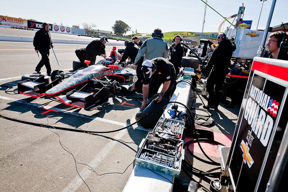 JR Hildebrand, Infineon Raceway Testing 2012