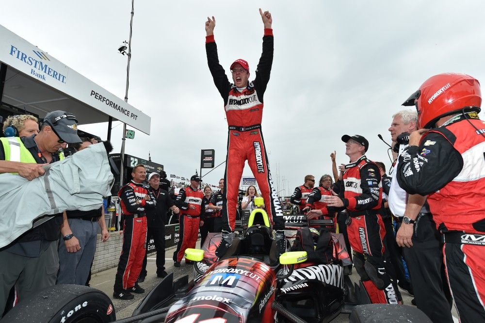 Sebastien Bourdais wint in Detroit