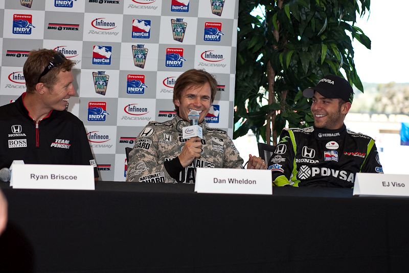 Dan Wheldon, Test day @ Infineon Raceway