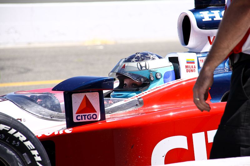 Milka Duno, Test day @ Infineon Raceway