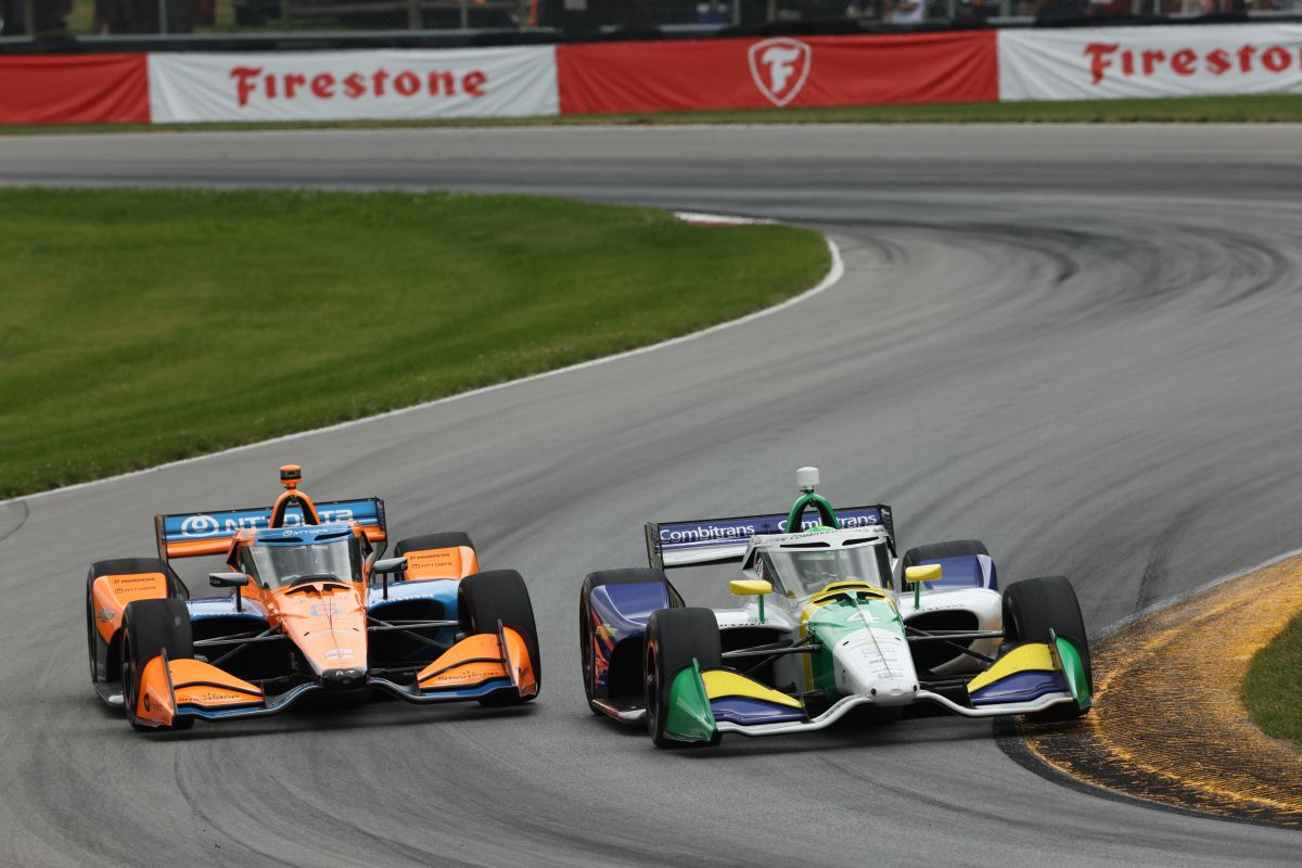 Nolan Siegel and Caio Collet at Mid-Ohio