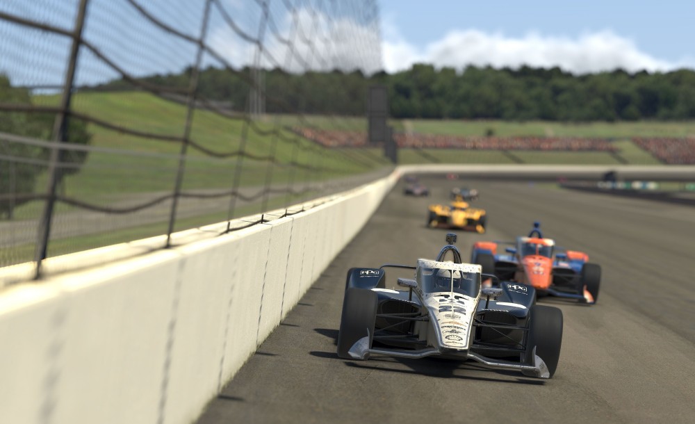 Simon Pagenaud voor Scott Dixon