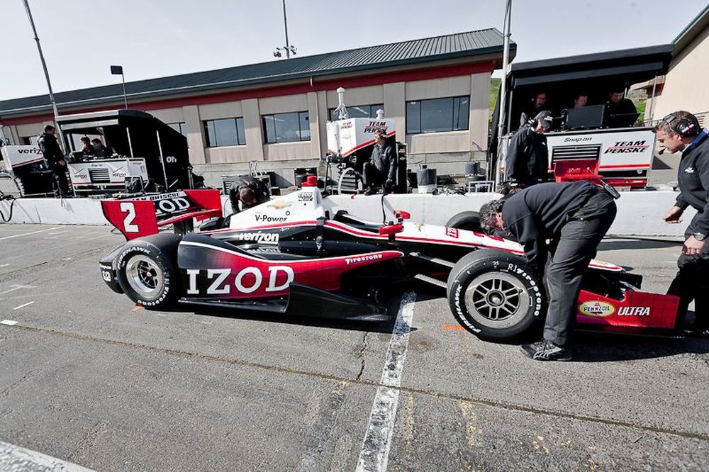 Ryan Briscoe, Infineon Raceway Testing 2012