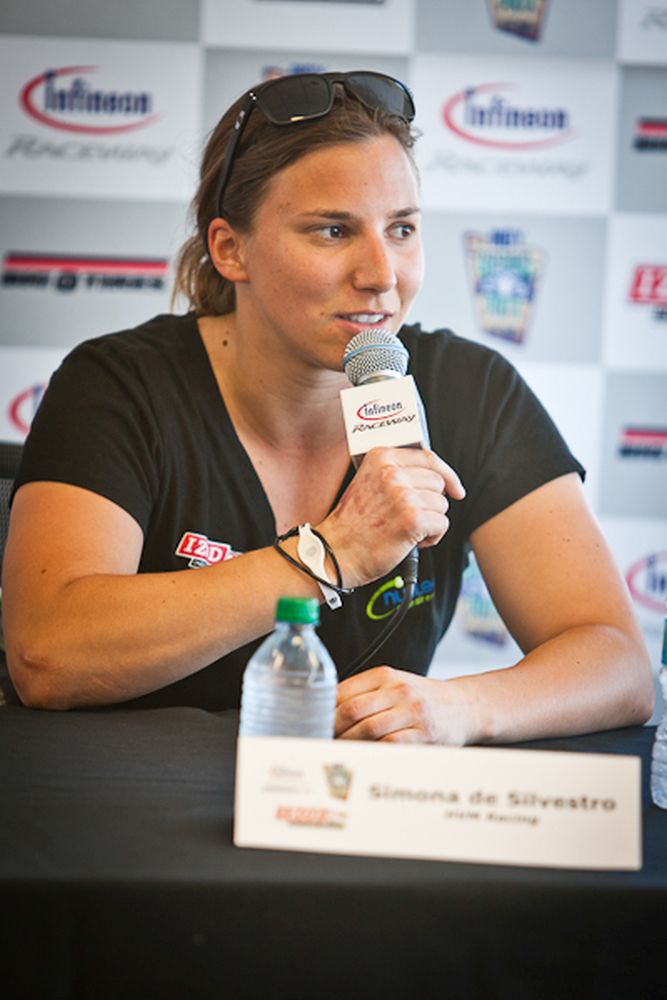 Simona De Silvestro, Infineon Raceway - test session August 18th 2011