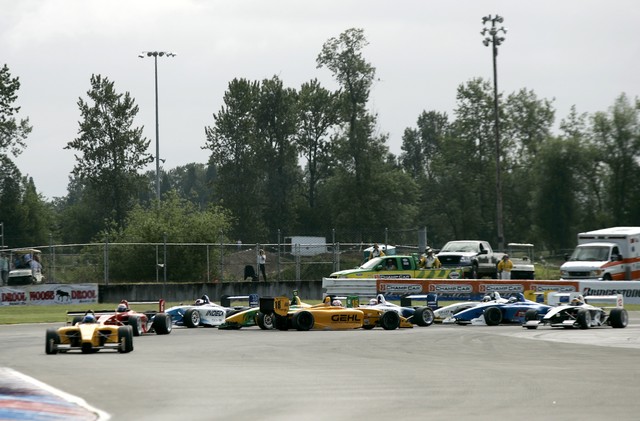 De Graham Rahal spint na de Atlantic start in Portland