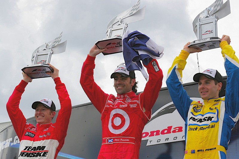 Ryan Briscoe, Dario Franchitti, Will Power, Toronto