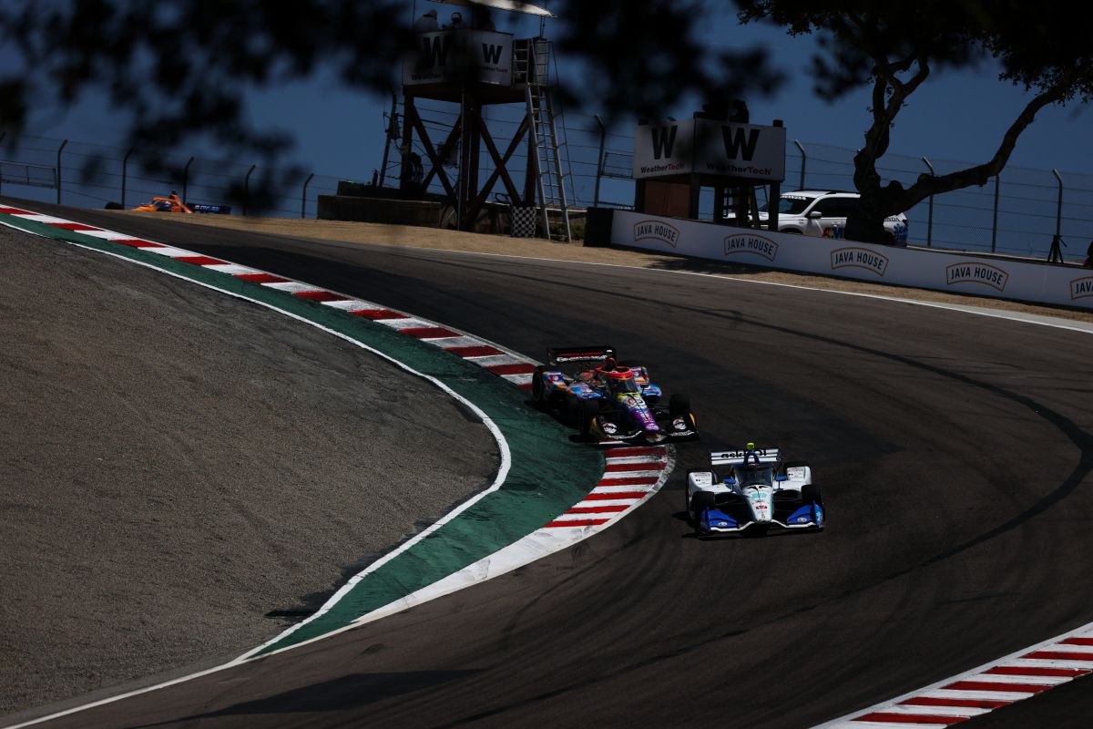 Felix Rosenqvist, Rinus VeeKay, Laguna Seca