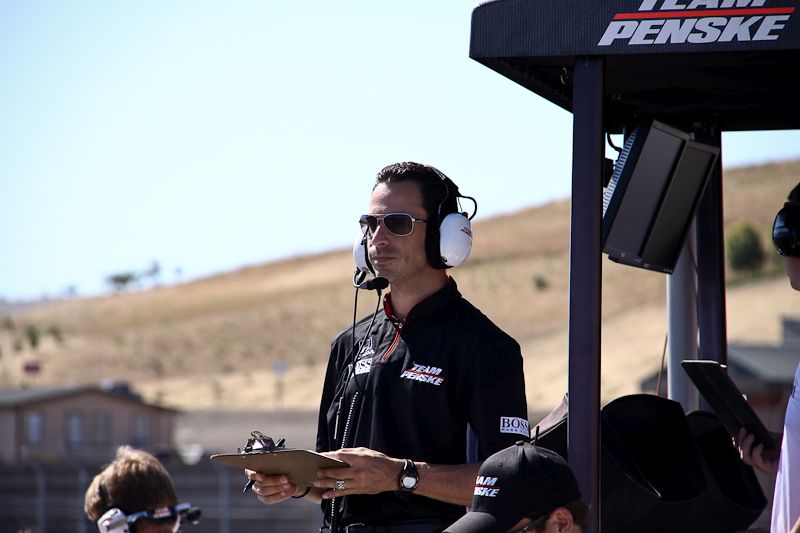 Helio Castroneves, Test day @ Infineon Raceway