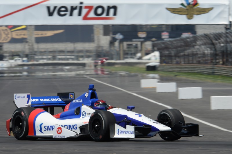 Mikhail Aleshin, Indianapolis infield