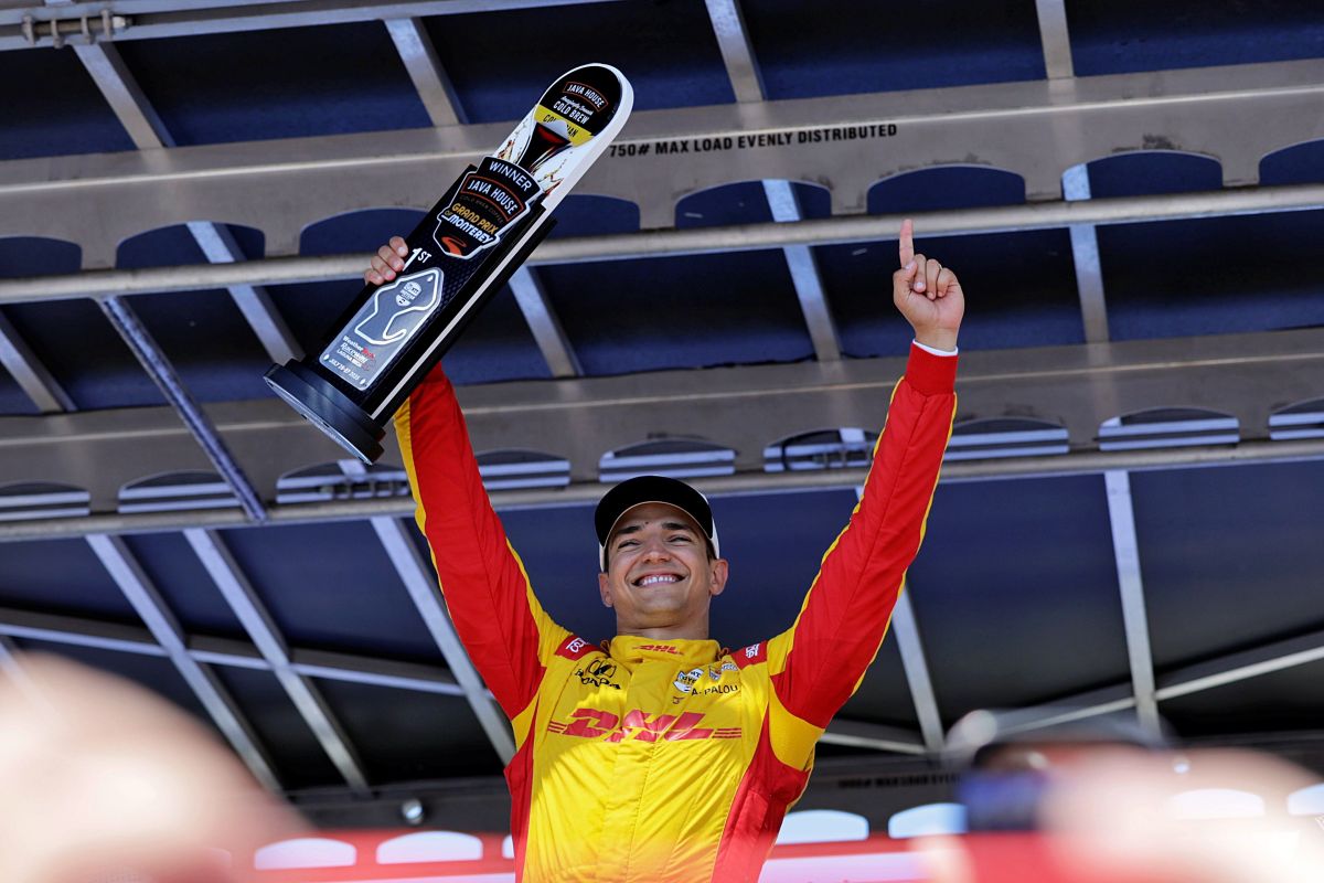 Alex Palou wint op Laguna Seca