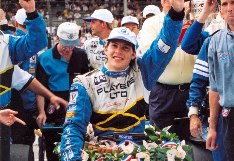 Jacques Villeneuve wint de Indy 500 in 1995
