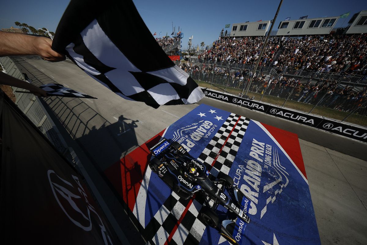 Alex Palou wins in Long Beach,