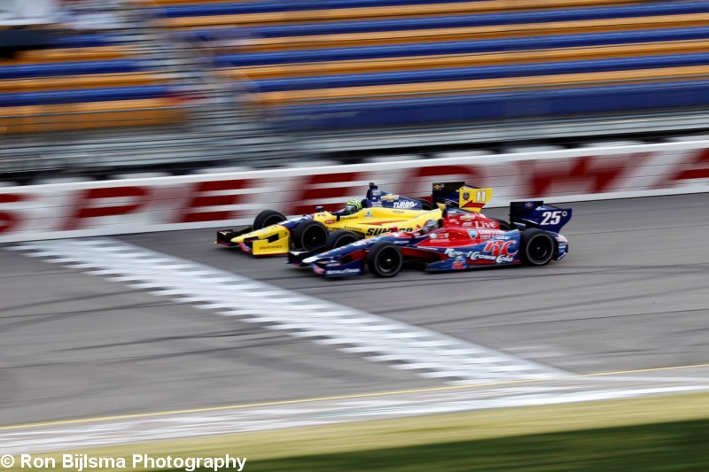 Marco Andretti, Tony Kanaan, Iowa Speedway