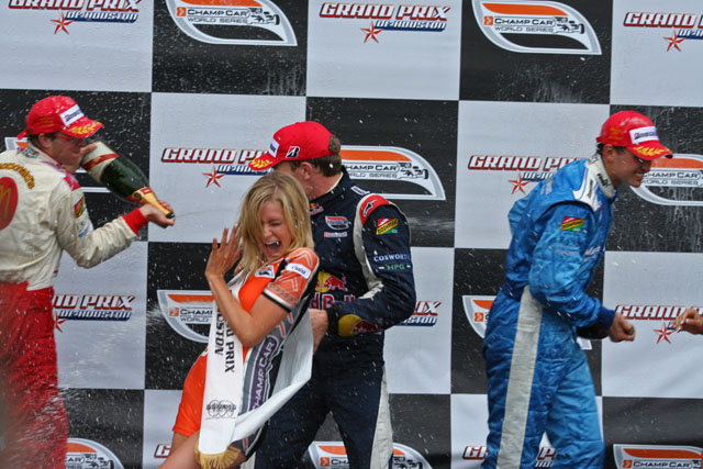 Champagne Podium Houston