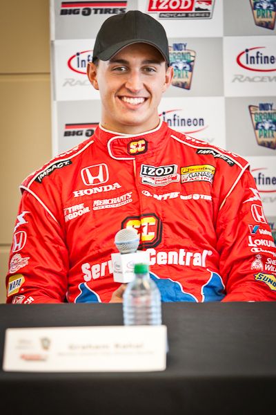 Graham Rahal, Infineon Raceway - test session August 18th 2011