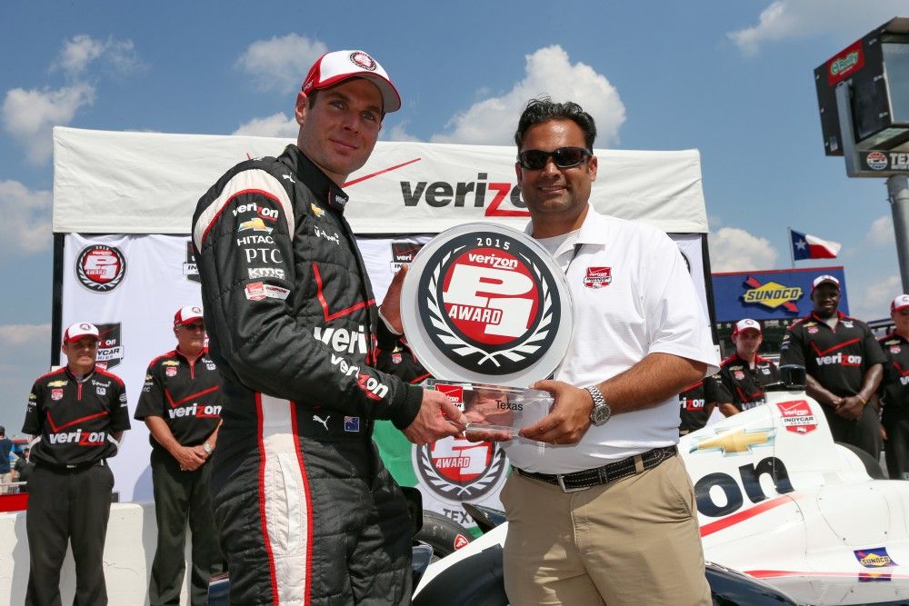 Will Power pakt de pole  op de Texas Speedway