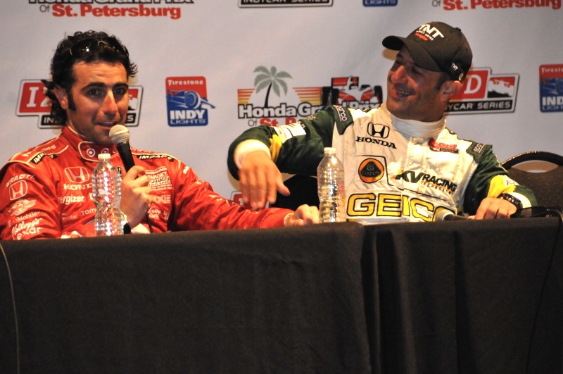 Dario Franchitti, Tony Kanaan, St. Petersburg