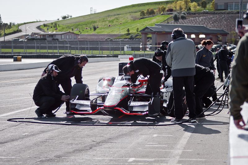 JR Hildebrand National Guard Panther Racing, Infineon Raceway Testing 2012