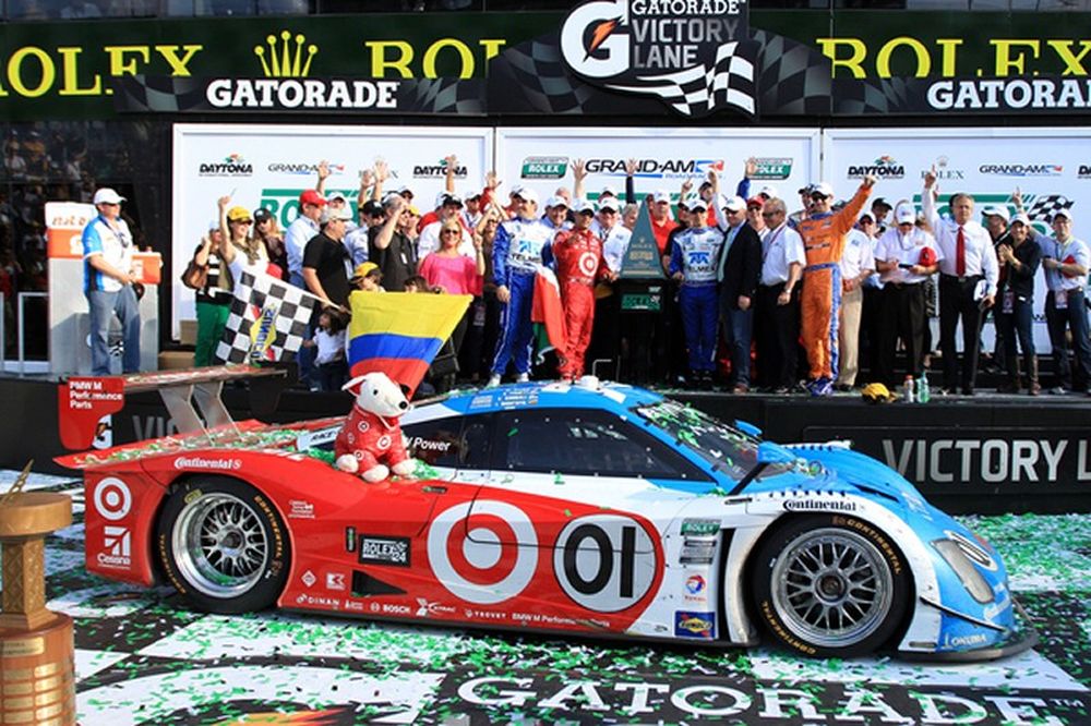 Charlie  Kimball, Juan Pablo Montoya, Scott Pruett, Daytona
