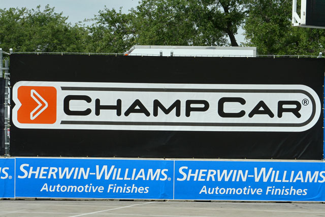 Champ Car logo in Houston