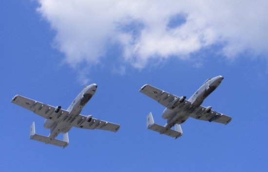 Fly Over van de US Airforce