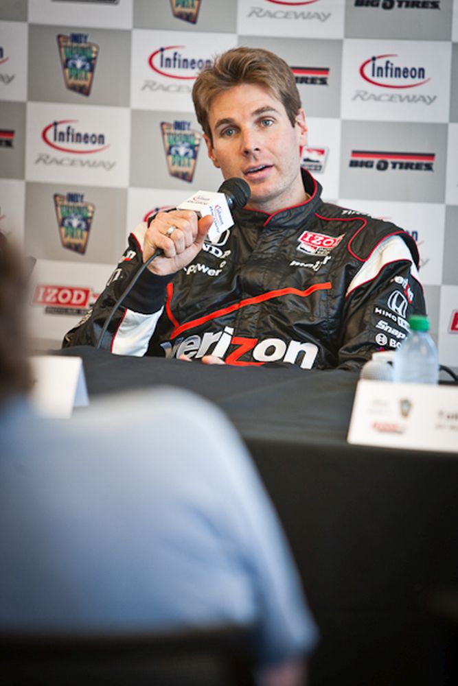 Will Power, Infineon Raceway - test session August 18th 2011