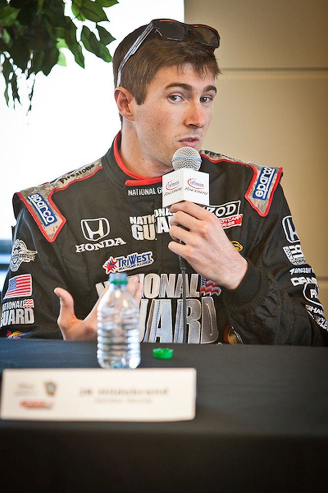 JR Hildebrand, Infineon Raceway - test session August 18th 2011